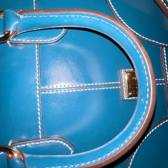 Dooney and Bourke Jayne Satchel in Airforce blue 💙🩵 - Picture 3 of 16